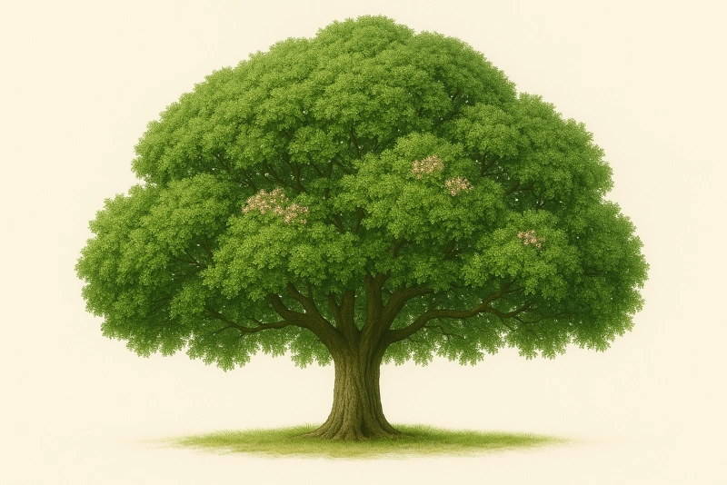 árbol de la quina cinchona officinalis en su hábitat natural