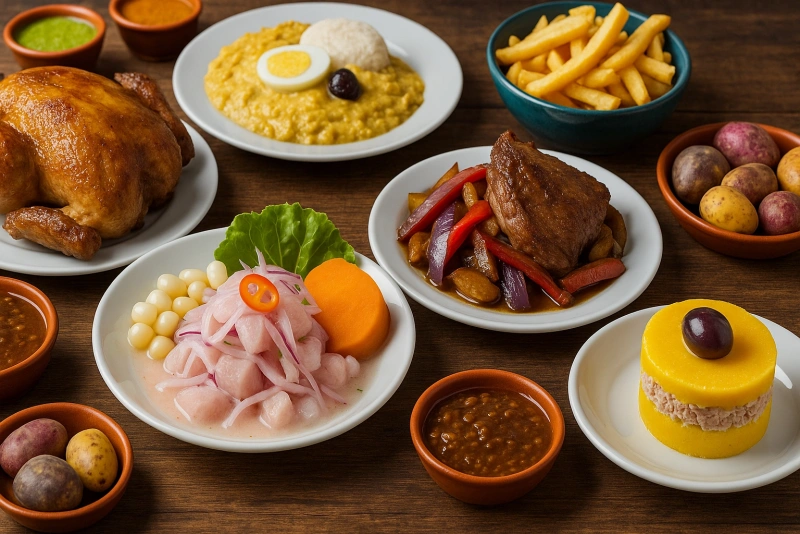 imagen alusiva al calendario gastronómico peruano