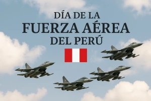 aviones militares en vuelo por el día de la fuerza aérea del perú