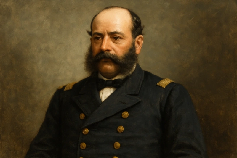 retrato del héroe peruano miguel grau seminario