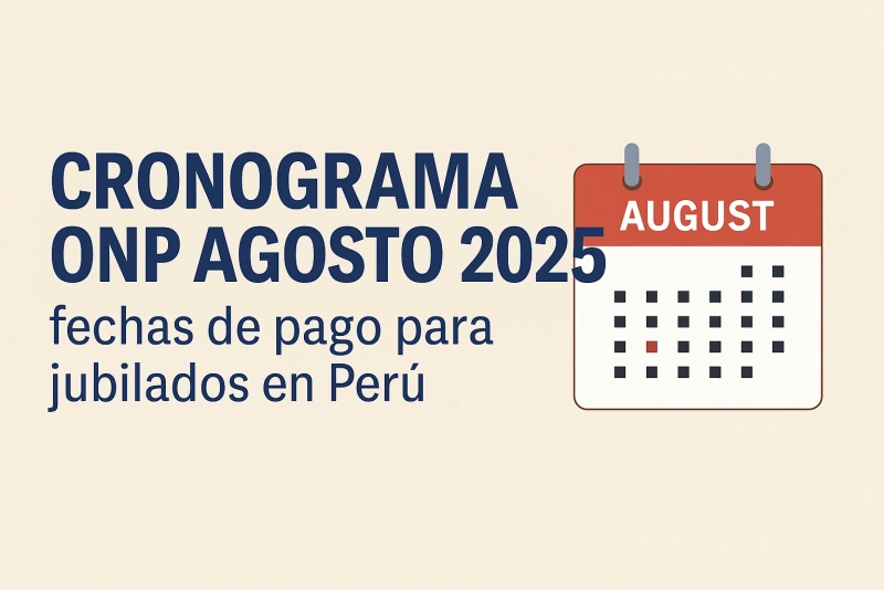 calendario de pagos onp en banco de la nación agosto 2023