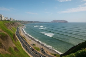 imagen de la costa verde en el departamento de lima perú
