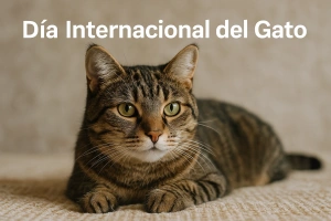 imagen alusiva al día internacional del gato