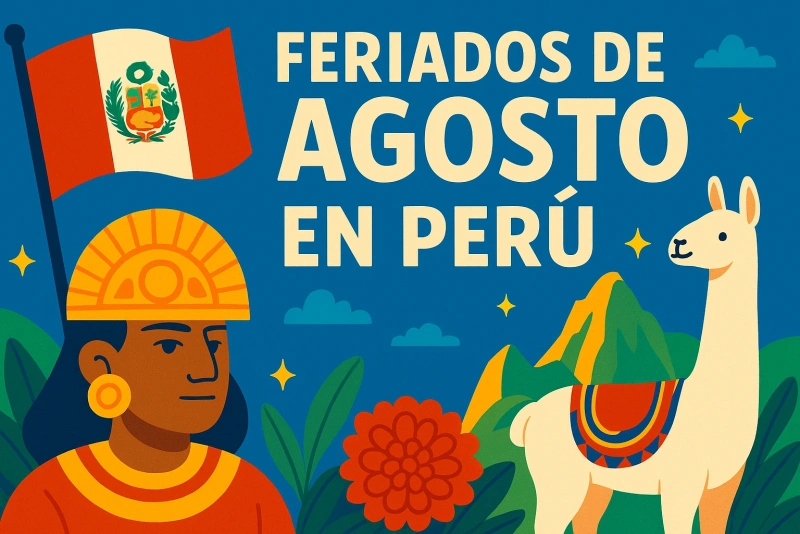calendario de feriados en perú para agosto 2025