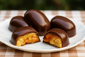 deliciosas chocotejas peruanas rellenas de dulce de leche