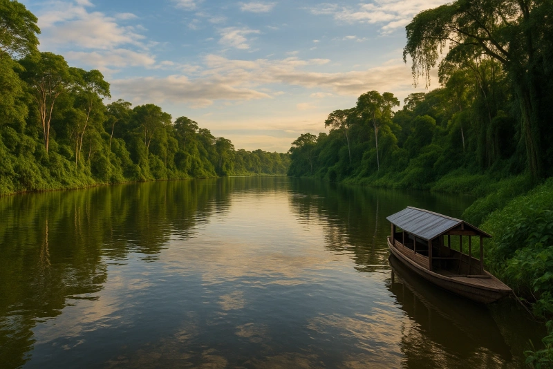 imagen del río amazonas destino principal del turismo en loreto