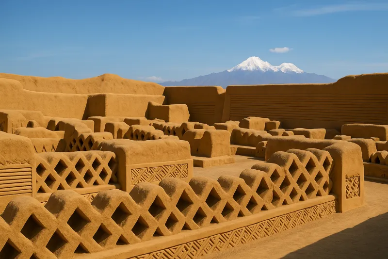 ruinas de chan chan, destino importante del turismo en la libertad