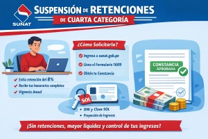 Formulario para suspensión de retenciones cuarta categoría