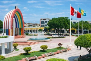 Vista panorámica de la geografía diversa de Tumbes Perú