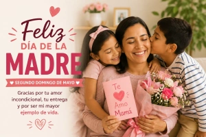 Celebración familiar en el Día de la Madre en Perú
