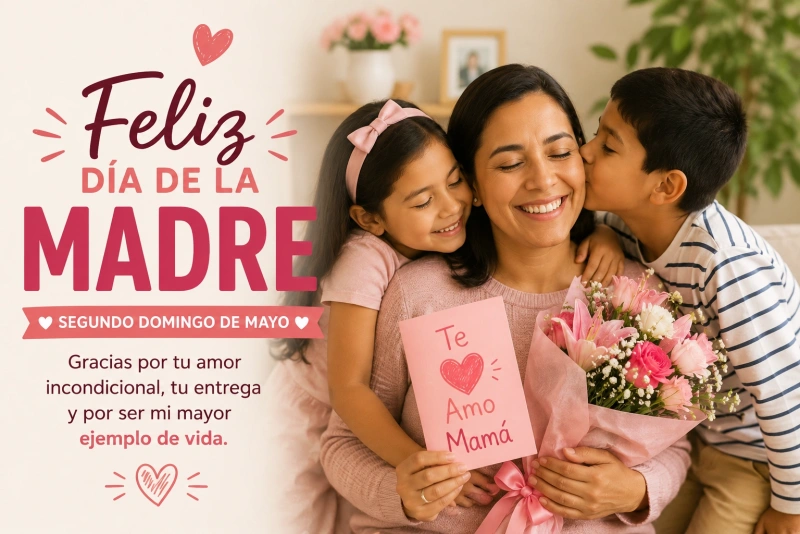 Celebración familiar en el Día de la Madre en Perú
