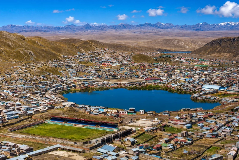 Vista panorámica de la ciudad de Pasco