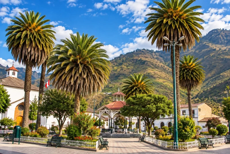 Plaza de armas de Abancay en el departamento de Apurímac