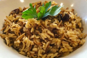 plato de arroz árabe