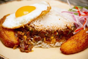 plato de arroz tapado