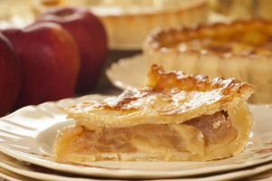 porción de pie de manzana
