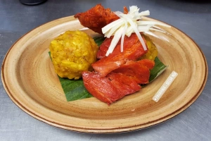 plato de tacacho con cecina